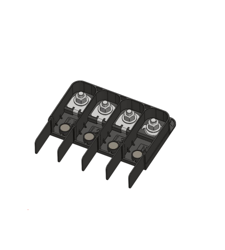 200A 4PIN Waterproof wall-through terminal block