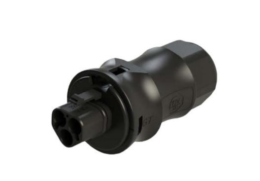 AC single-phase three-core Male Wire Ends connector