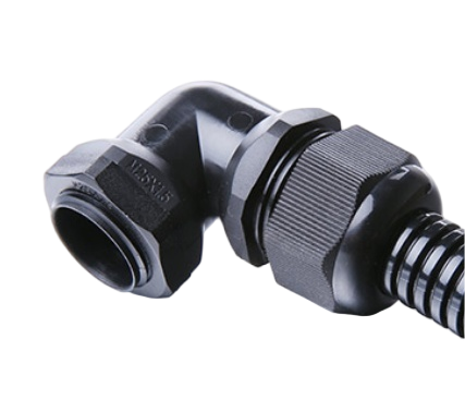90-Degree Nylon Cable Waterproof Connector