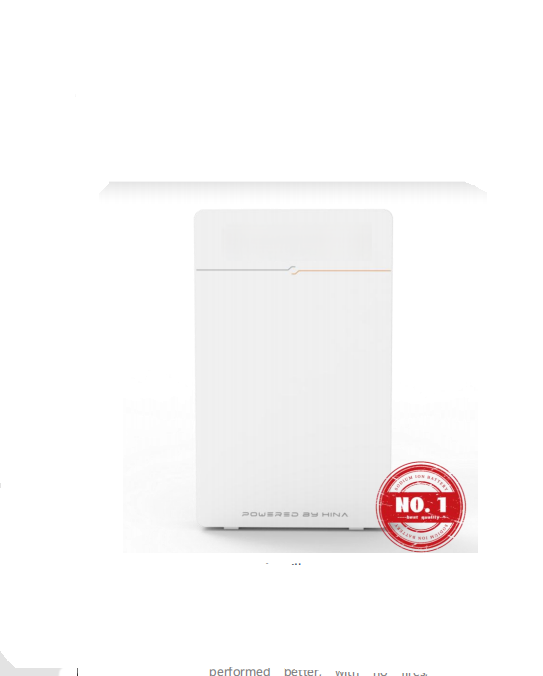 Sodium-Ion Wall-Mounted Residential Energy 11.9kWh Storage Unit 
